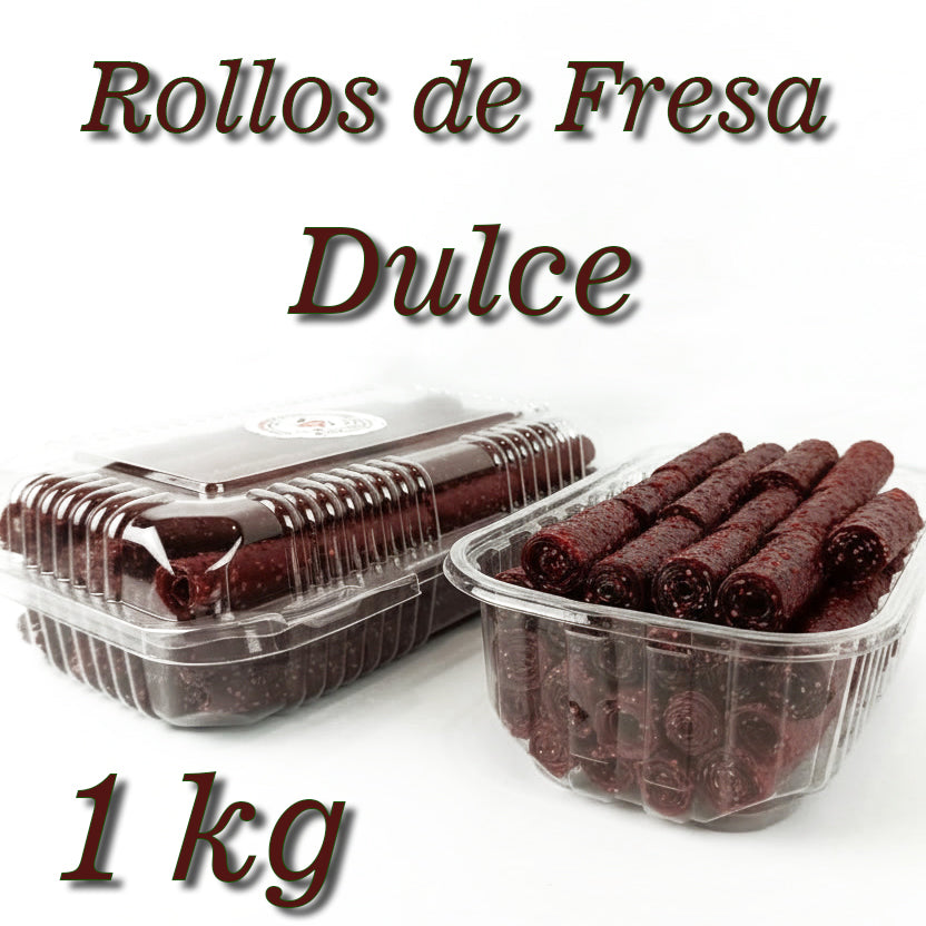 Rollos de Fresa Dulce 1 kg