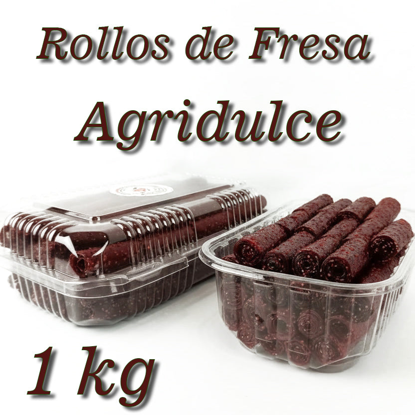 Rollos de Fresa Agridulce 1 kg