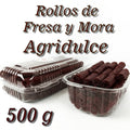 Rollos de Fresa y Mora Agridulce 500 g
