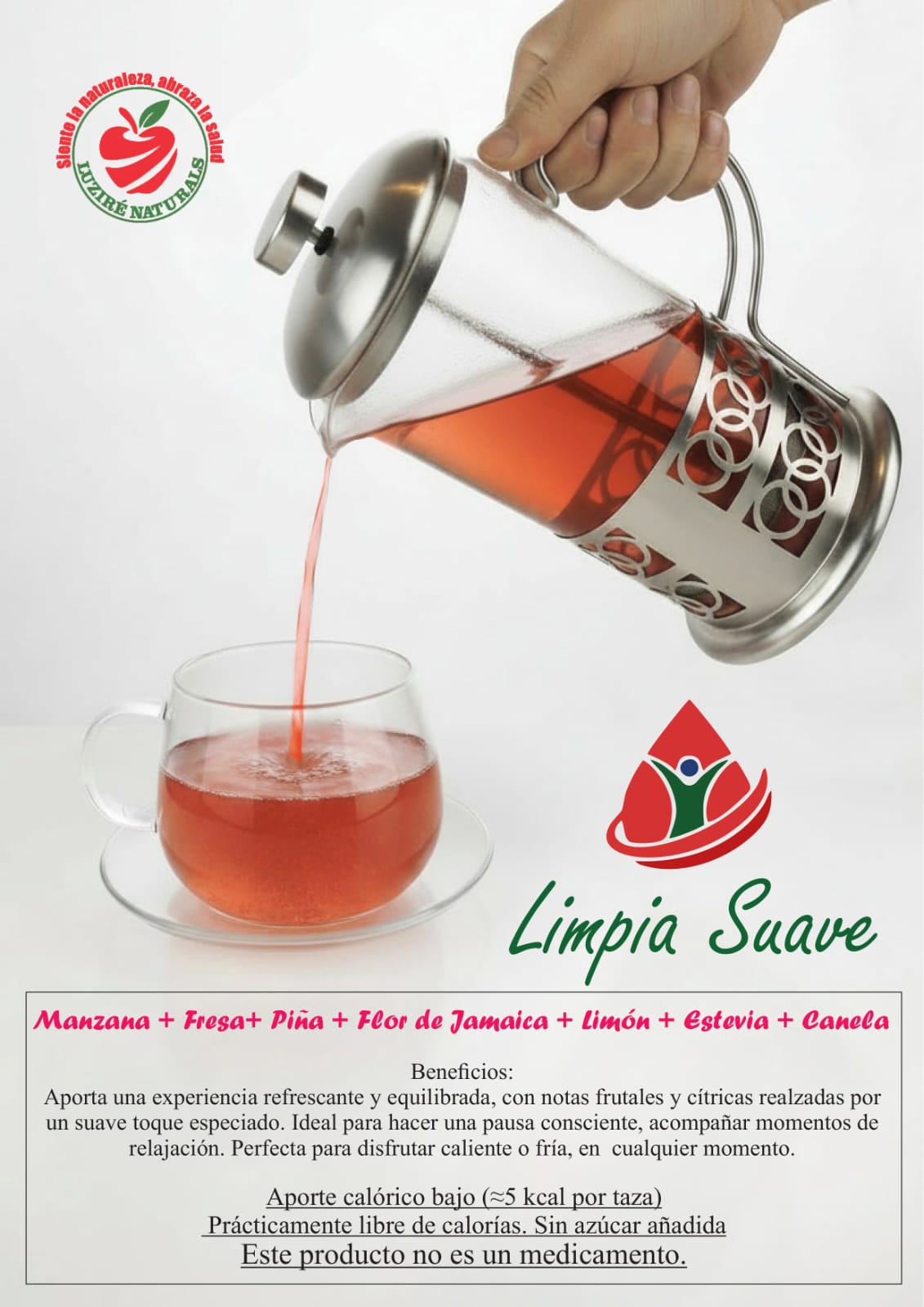 Infusión Limpia Suave -- 5 sachets (Rinde 2 tazas por sachet)