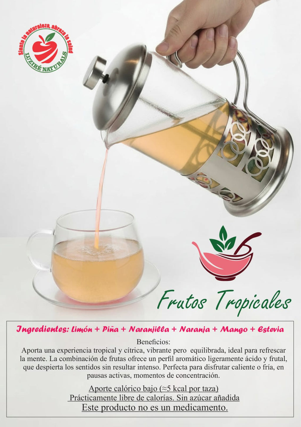 Infusión Frutos Tropicales -- 5 sachets (Rinde 2 tazas por sachet)