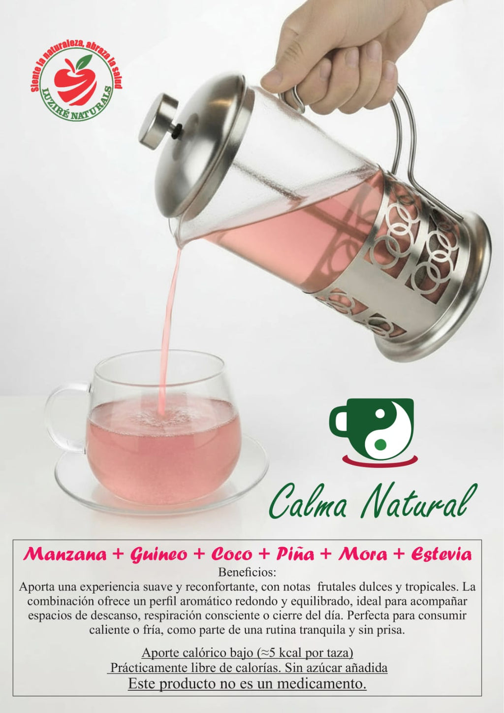 Infusión Calma Natural -- 5 sachets (Rinde 2 tazas por sachet)
